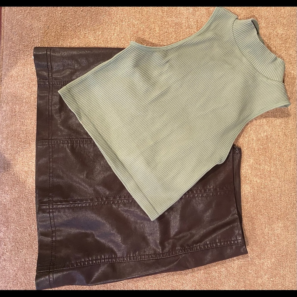Free people mini skirt